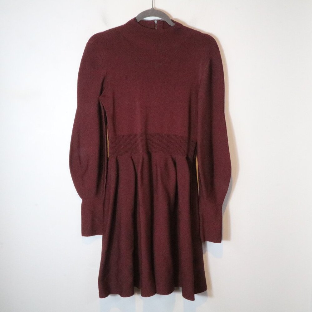 Ted Baker Burgundy Long Sleeve Dress
